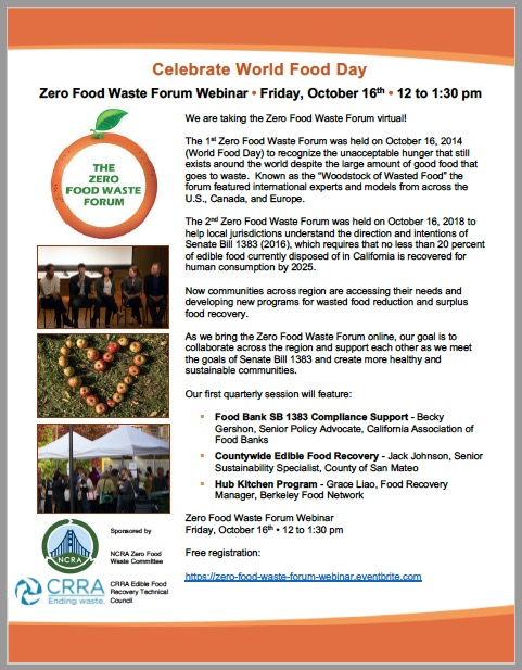 Celebrate World Food Day, 10/16/20