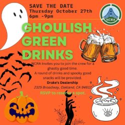 Ghoulish Green Drinks, 10/27, Oakland