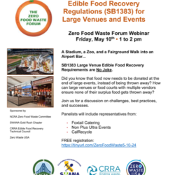 SB1383 Recovery Regulations – Large Venues & Events, 5/24