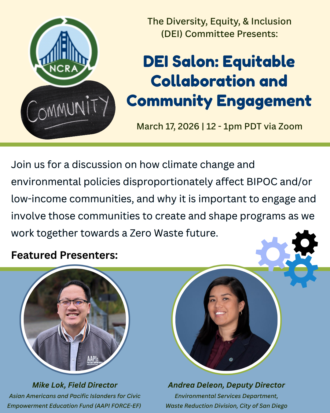 DEI Salon: Equitable Collaboration and Community Engagement!